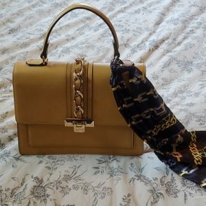 Aldo Cross-Body Mustard Yellow Purse